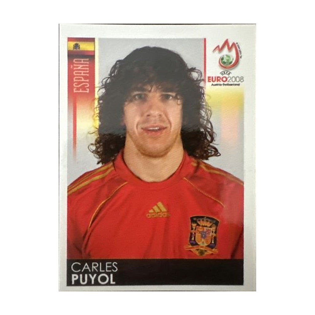 Panini UEFA EURO 2008 – Nr. 417 – Carles Puyol – Südamerika-Version – Vorderseite