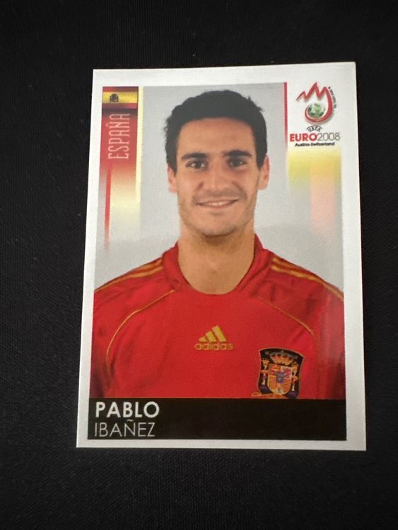 Panini UEFA EURO 2008 – Nr. 418 – Pablo Ibanez – Südamerika-Version – Originalfoto Vorderseite