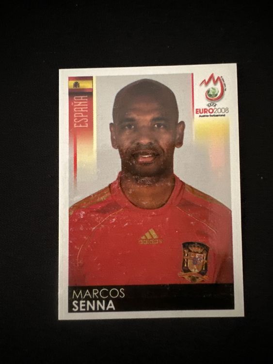 Panini UEFA EURO 2008 – Nr. 425 – Marcos Senna – Südamerika-Version – Originalfoto Vorderseite