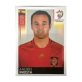 Panini UEFA EURO 2008 – Nr. 428 – Andres Iniesta – Südamerika-Version – Vorderseite