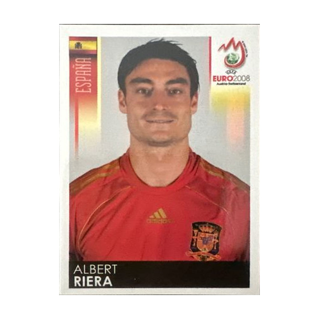 Panini UEFA EURO 2008 – Nr. 431 – Albert Riera – Südamerika-Version – Vorderseite