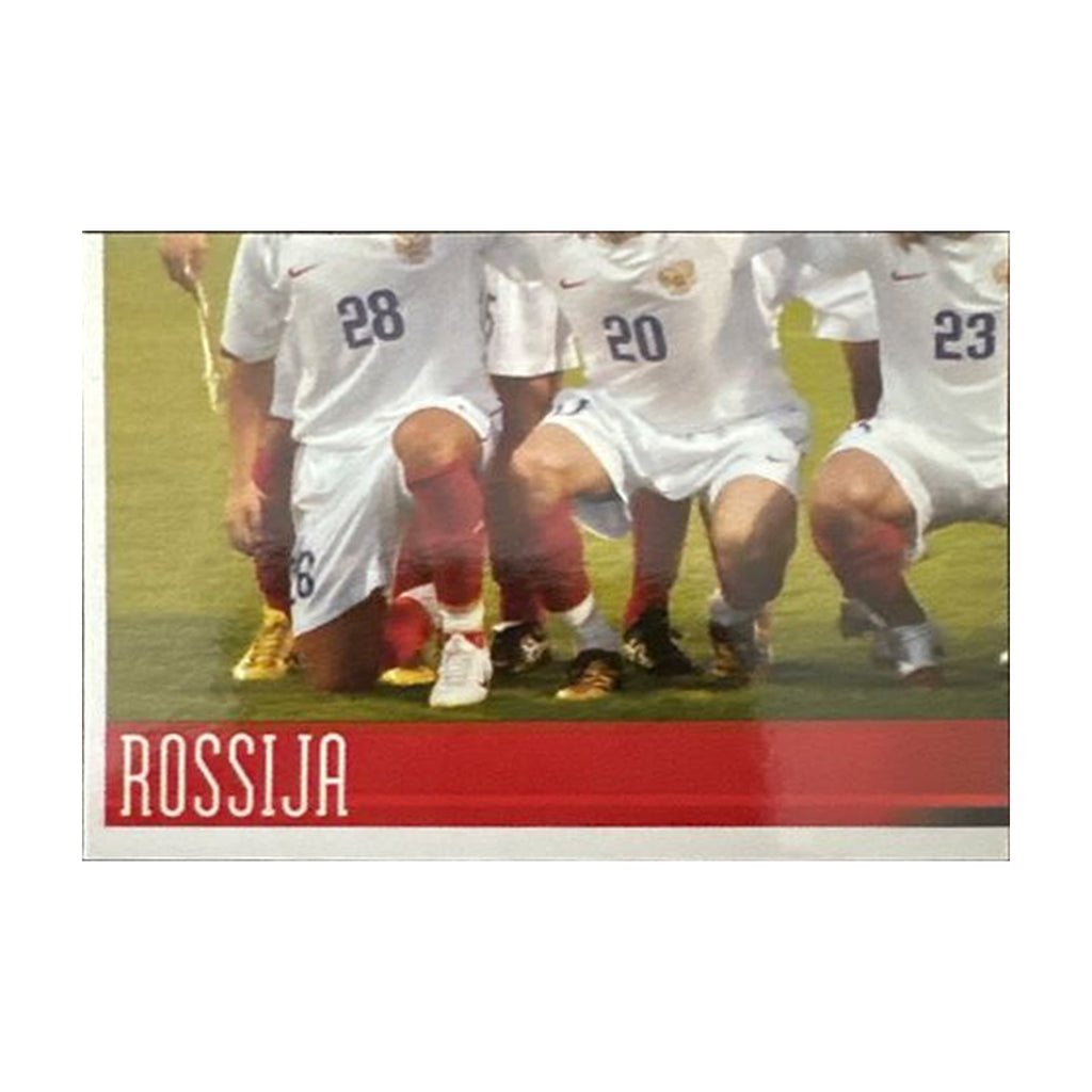 Panini UEFA EURO 2008 – Nr. 439 – Russland Mannschaft Teilbild unten links – Südamerika-Version – Vorderseite