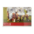 Panini UEFA EURO 2008 – Nr. 439 – Russland Mannschaft Teilbild unten links – Südamerika-Version – Vorderseite