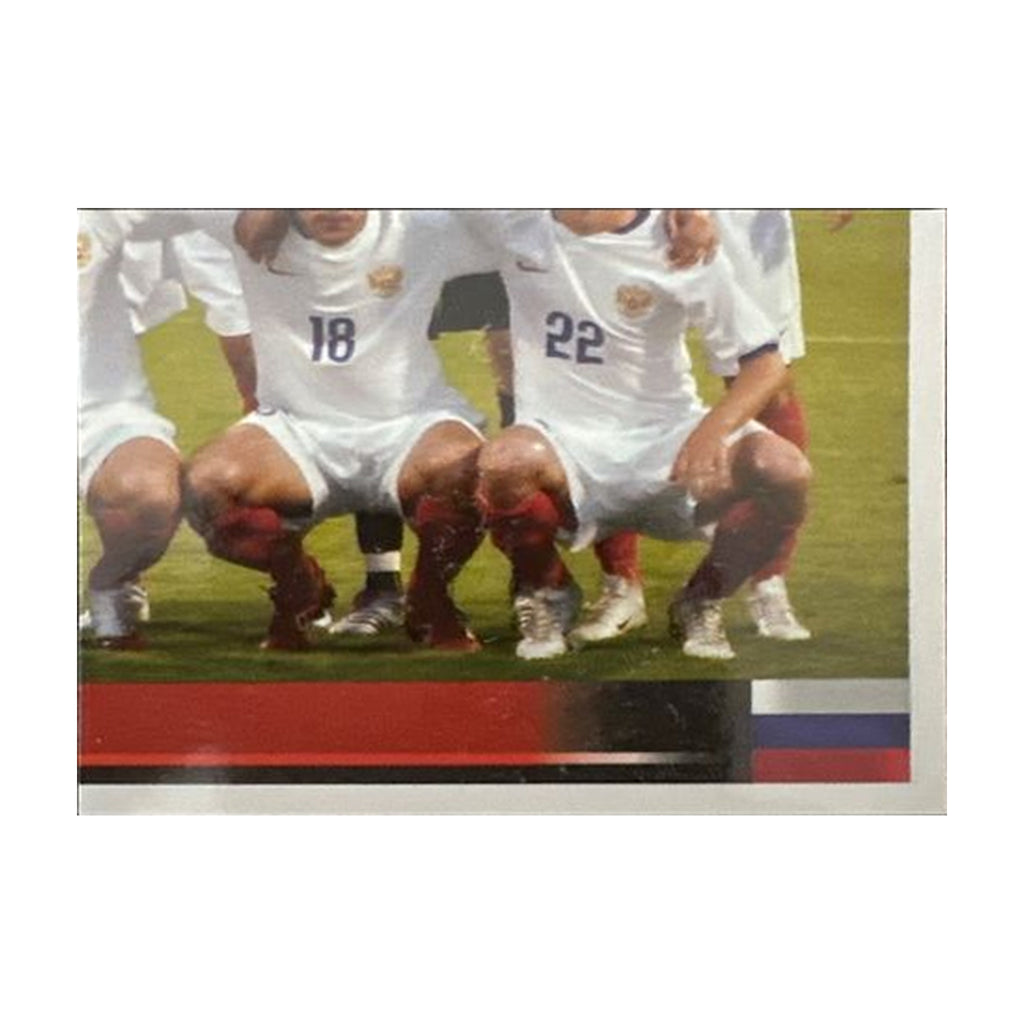 Panini UEFA EURO 2008 – Nr. 440 – Russland Mannschaft Teilbild unten rechts – Südamerika-Version – Vorderseite