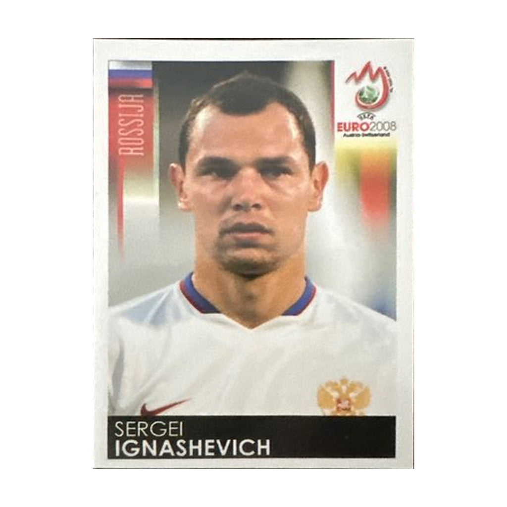 Panini UEFA EURO 2008 – Nr. 443 – Sergei Ignashevich – Südamerika-Version – Vorderseite