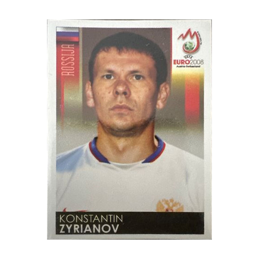 Panini UEFA EURO 2008 – Nr. 452 – Konstantin Zyrianov – Südamerika-Version – Vorderseite