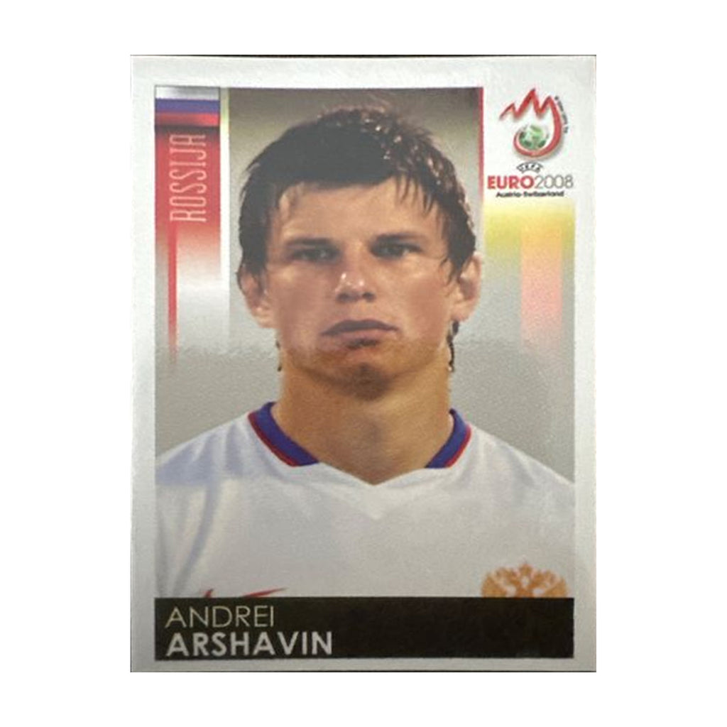 Panini UEFA EURO 2008 – Nr. 456 – Andrei Arshavin – Südamerika-Version – Vorderseite