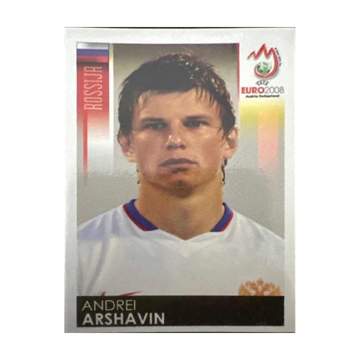 Panini UEFA EURO 2008 – Nr. 456 – Andrei Arshavin – Südamerika-Version – Vorderseite
