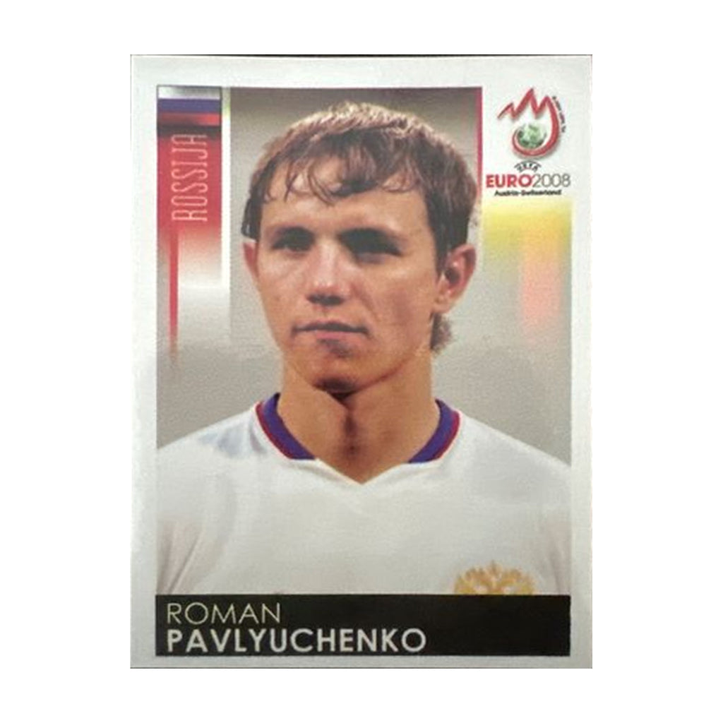 Panini UEFA EURO 2008 – Nr. 457 – Roman Pavlyuchenko – Südamerika-Version – Vorderseite