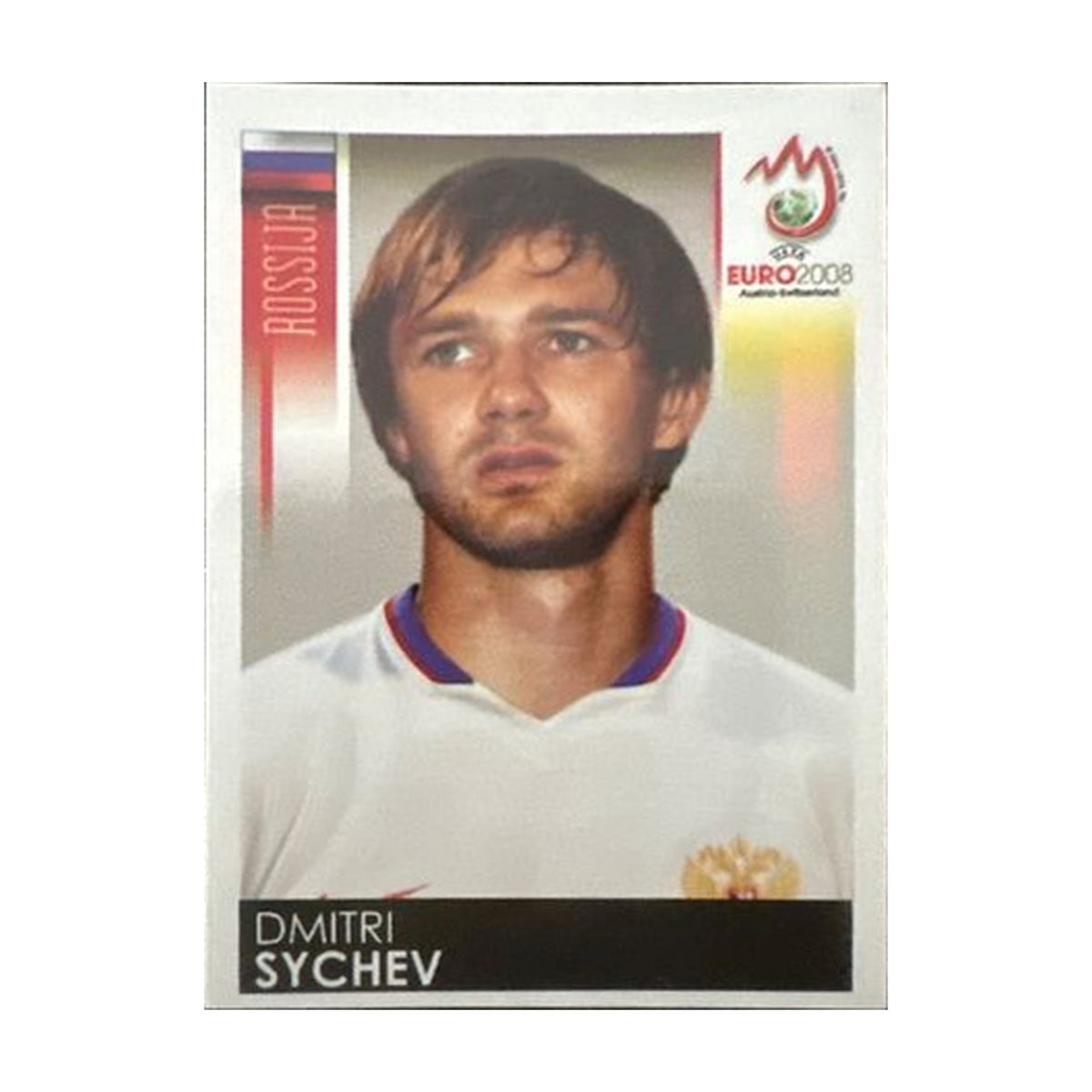 Panini UEFA EURO 2008 – Nr. 460 – Dmitri Sychev – Südamerika-Version – Vorderseite