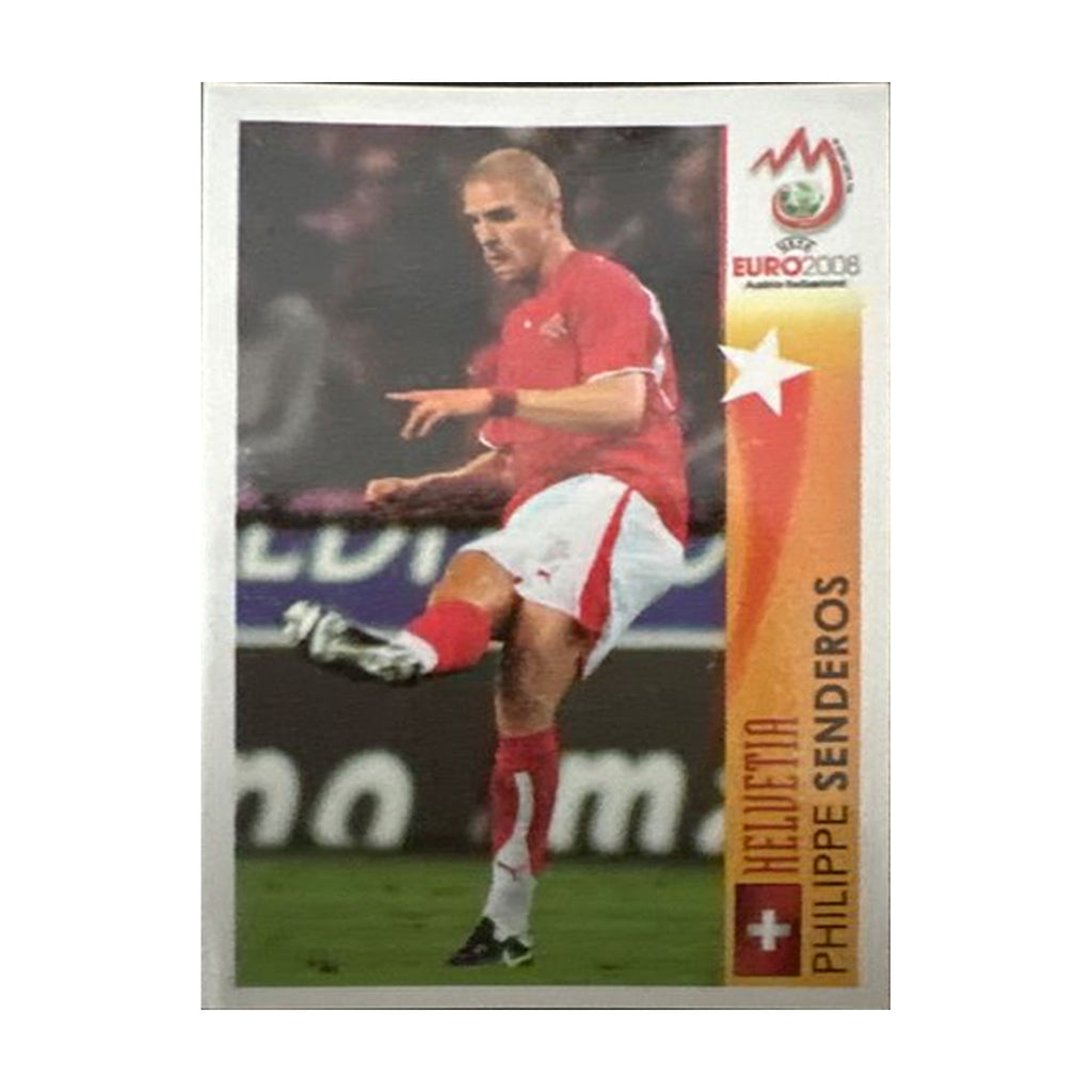 Panini UEFA EURO 2008 – Nr. 470 – Philippe Senderos – Action – Südamerika-Version – Vorderseite