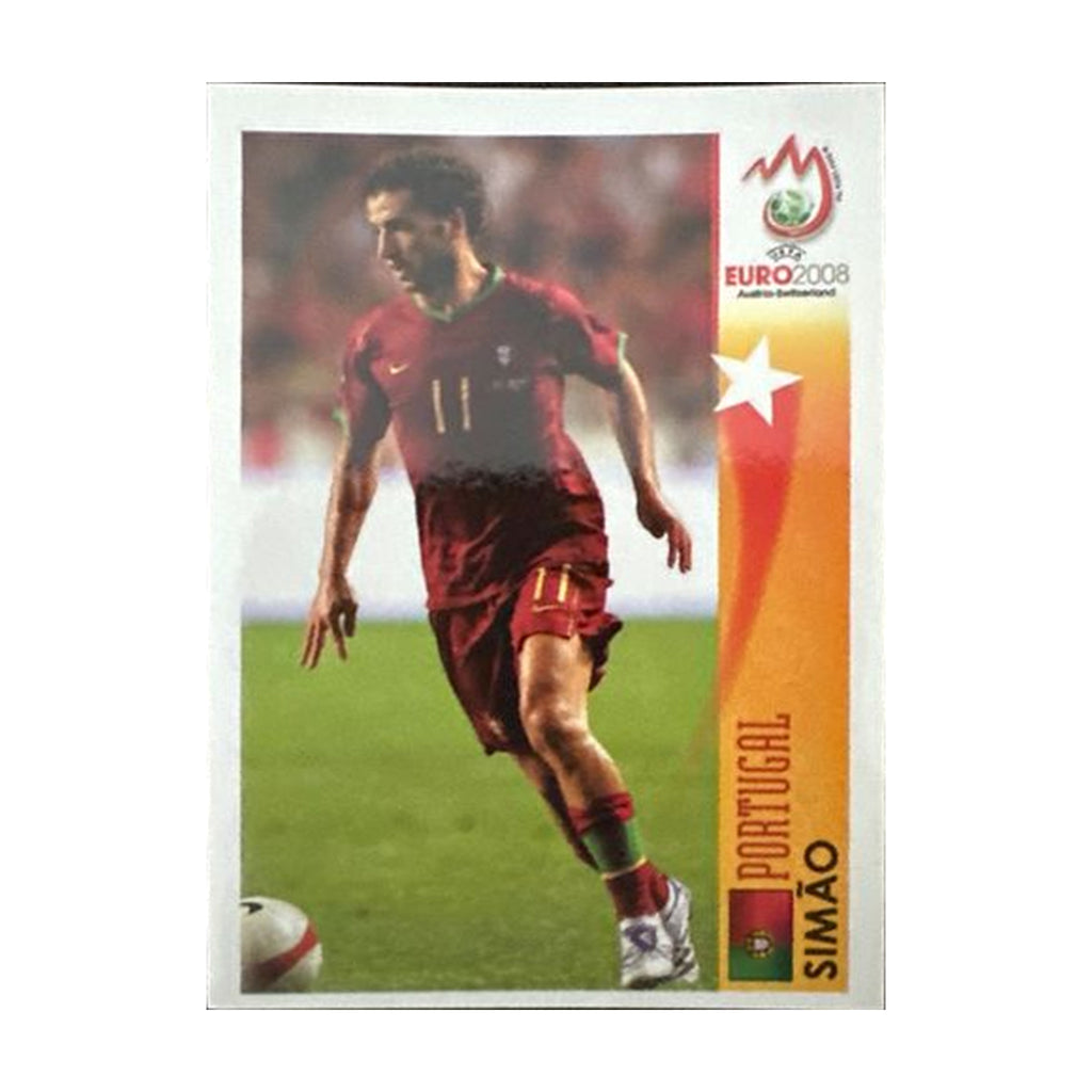 Panini UEFA EURO 2008 – Nr. 481 – Simao – Action – Südamerika-Version – Vorderseite