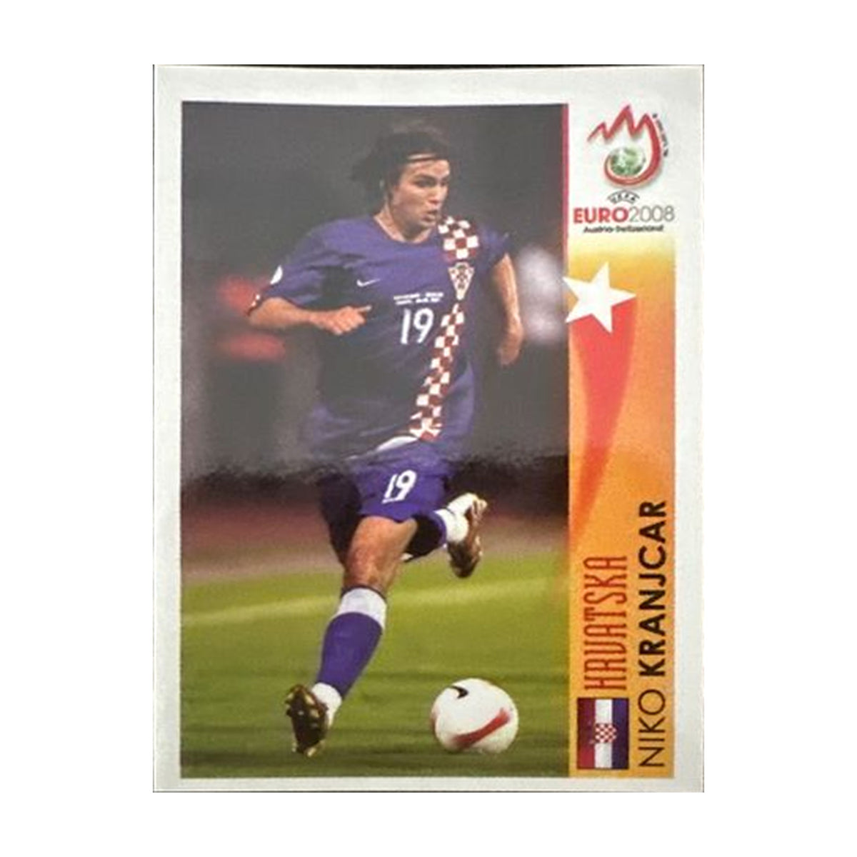 Panini UEFA EURO 2008 – Nr. 482 – Niko Kranjcar – Action – Südamerika-Version – Vorderseite