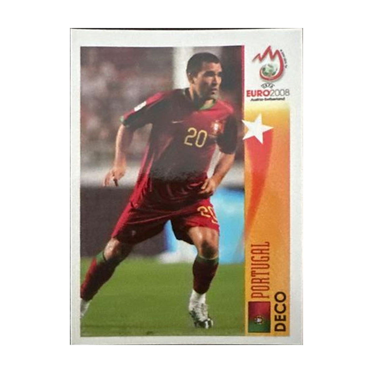 Panini UEFA EURO 2008 – Nr. 492 – Deco – Action – Südamerika-Version – Vorderseite