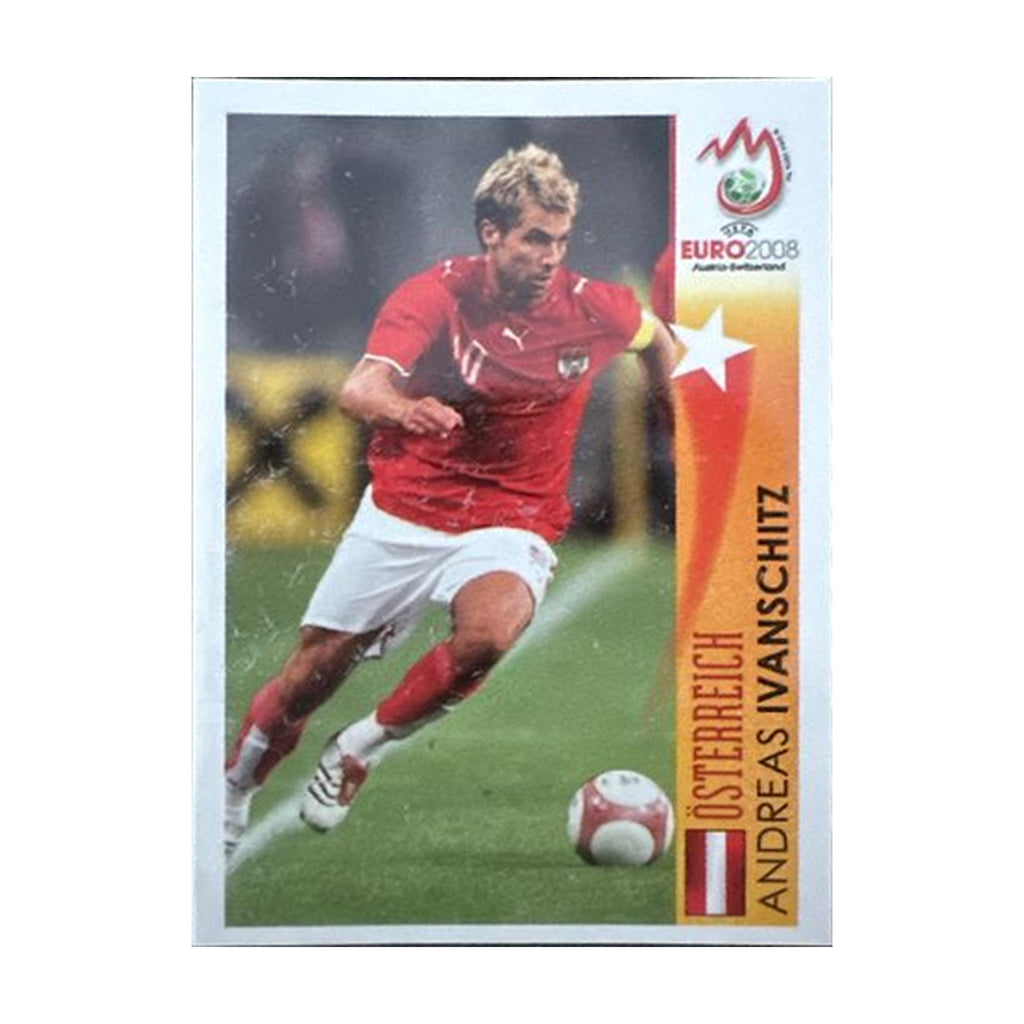 Panini UEFA EURO 2008 – Nr. 495 – Andreas Ivanschitz – Action – Südamerika-Version – Vorderseite