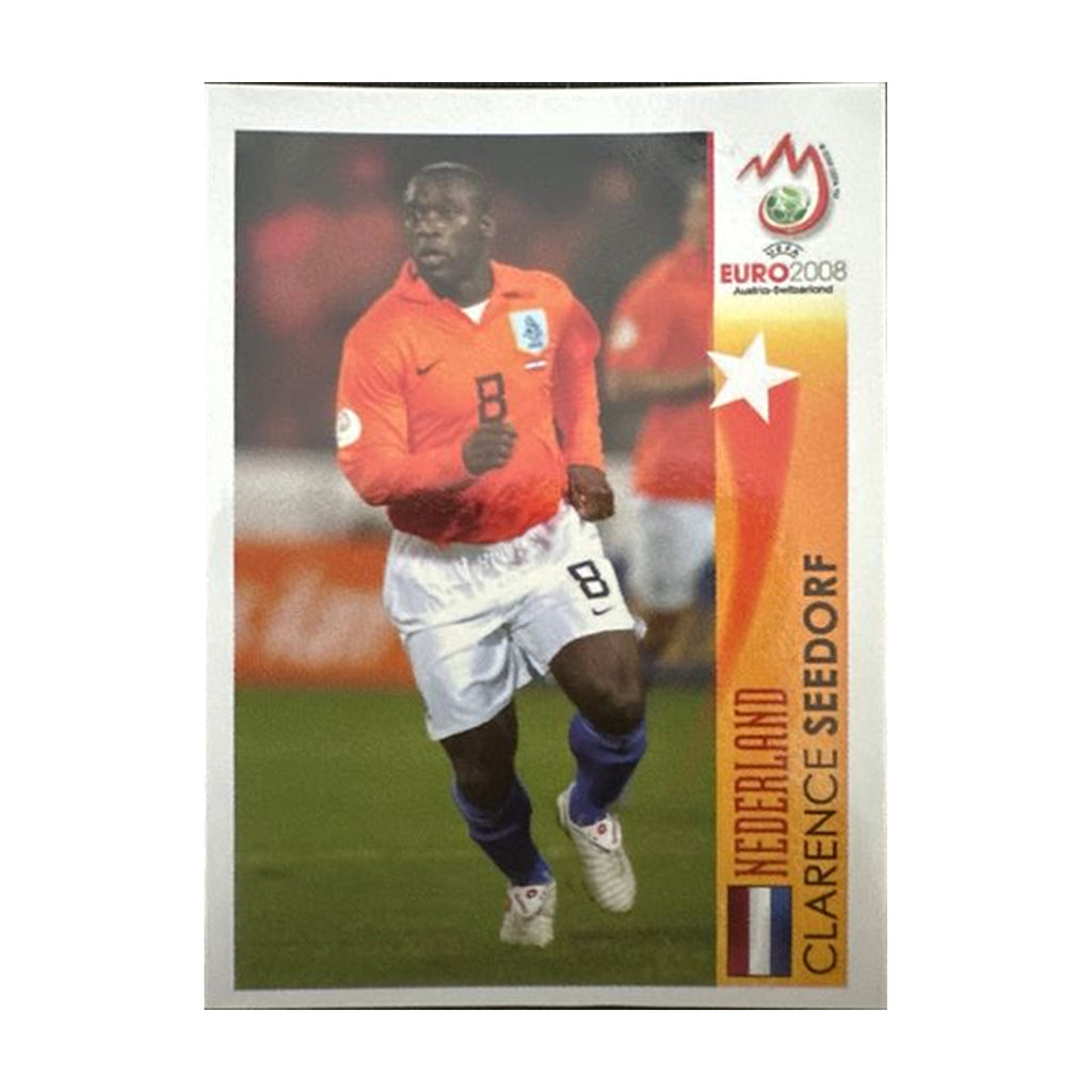 Panini UEFA EURO 2008 – Nr. 498 – Clarence Seedorf – Action – Südamerika-Version – Vorderseite