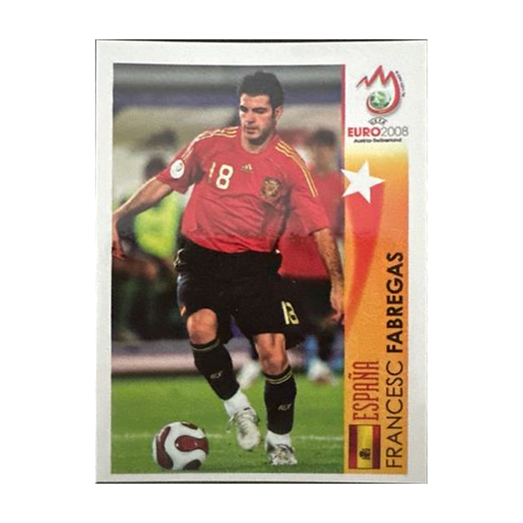 Panini UEFA EURO 2008 – Nr. 504 – Francesc Fabregas – Action – Südamerika-Version – Vorderseite