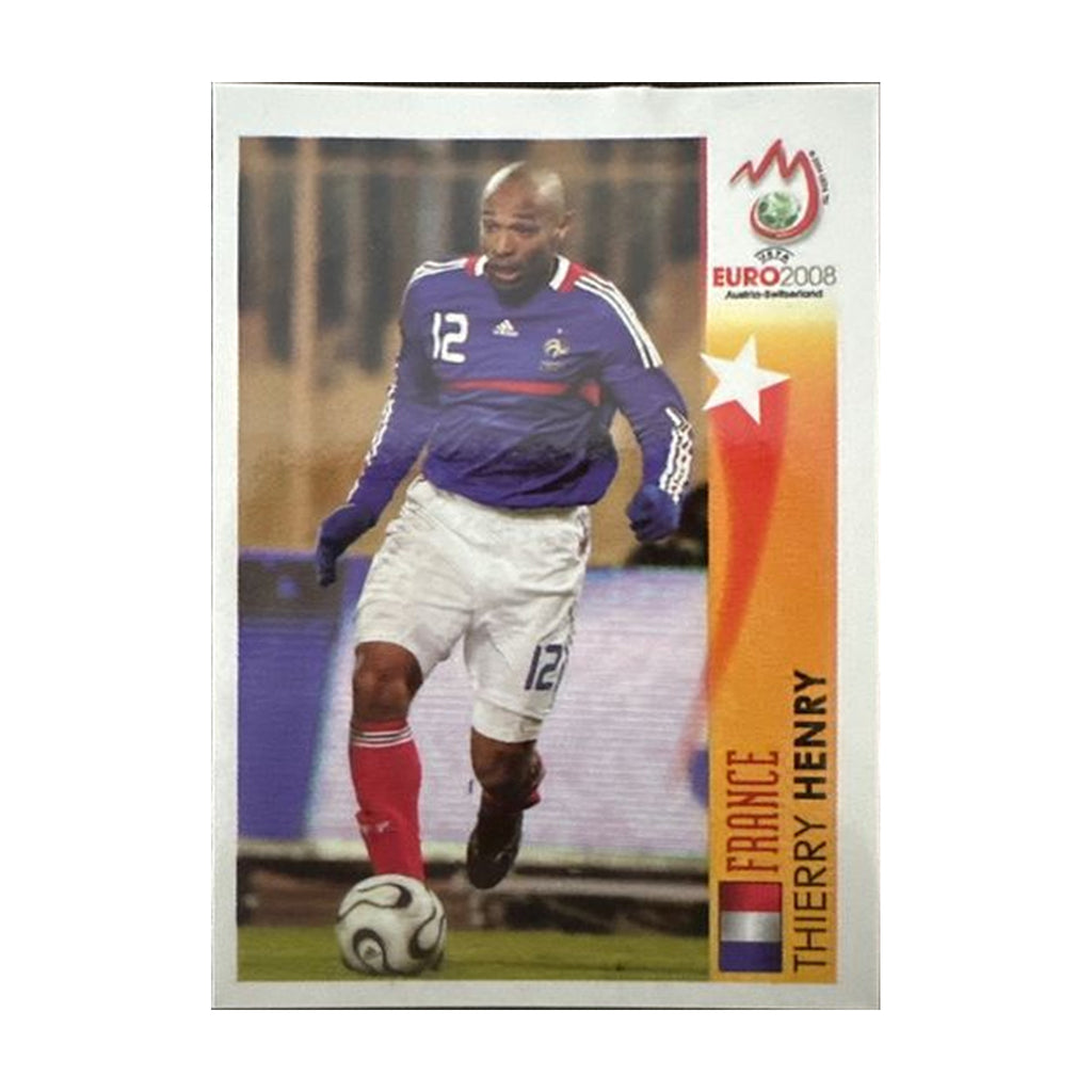 Panini UEFA EURO 2008 – Nr. 515 – Thierry Henry – Action – Südamerika-Version – Vorderseite