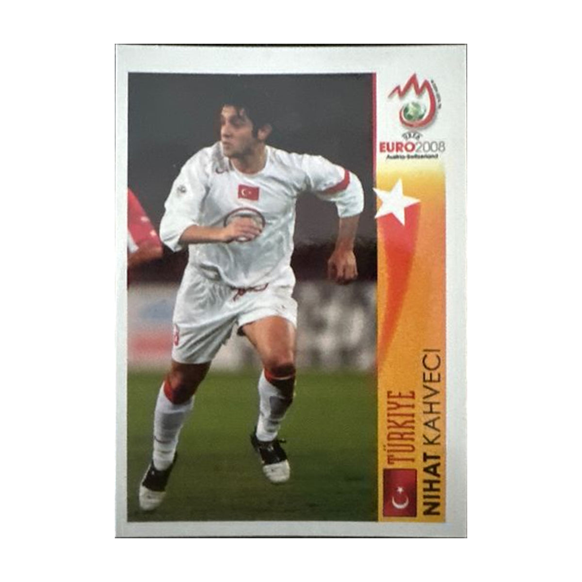 Panini UEFA EURO 2008 – Nr. 517 – Nihat Kahveci – Action – Südamerika-Version – Vorderseite