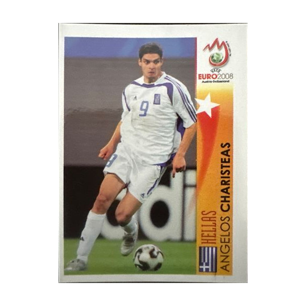 Panini UEFA EURO 2008 – Nr. 518 – Angelos Charisteas – Action – Südamerika-Version – Vorderseite