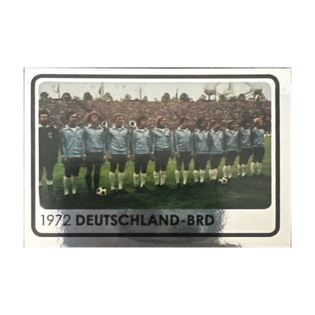 Panini UEFA EURO 2008 – Nr. 527 – Europameister 1972 Deutschland BRD – Südamerika-Version – Vorderseite