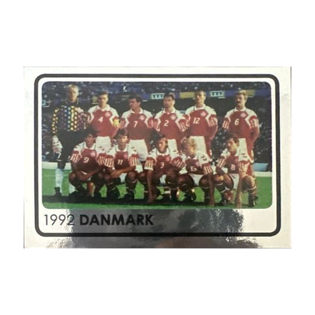 Panini UEFA EURO 2008 – Nr. 532 – Europameister 1992 Dänemark – Südamerika-Version – Vorderseite