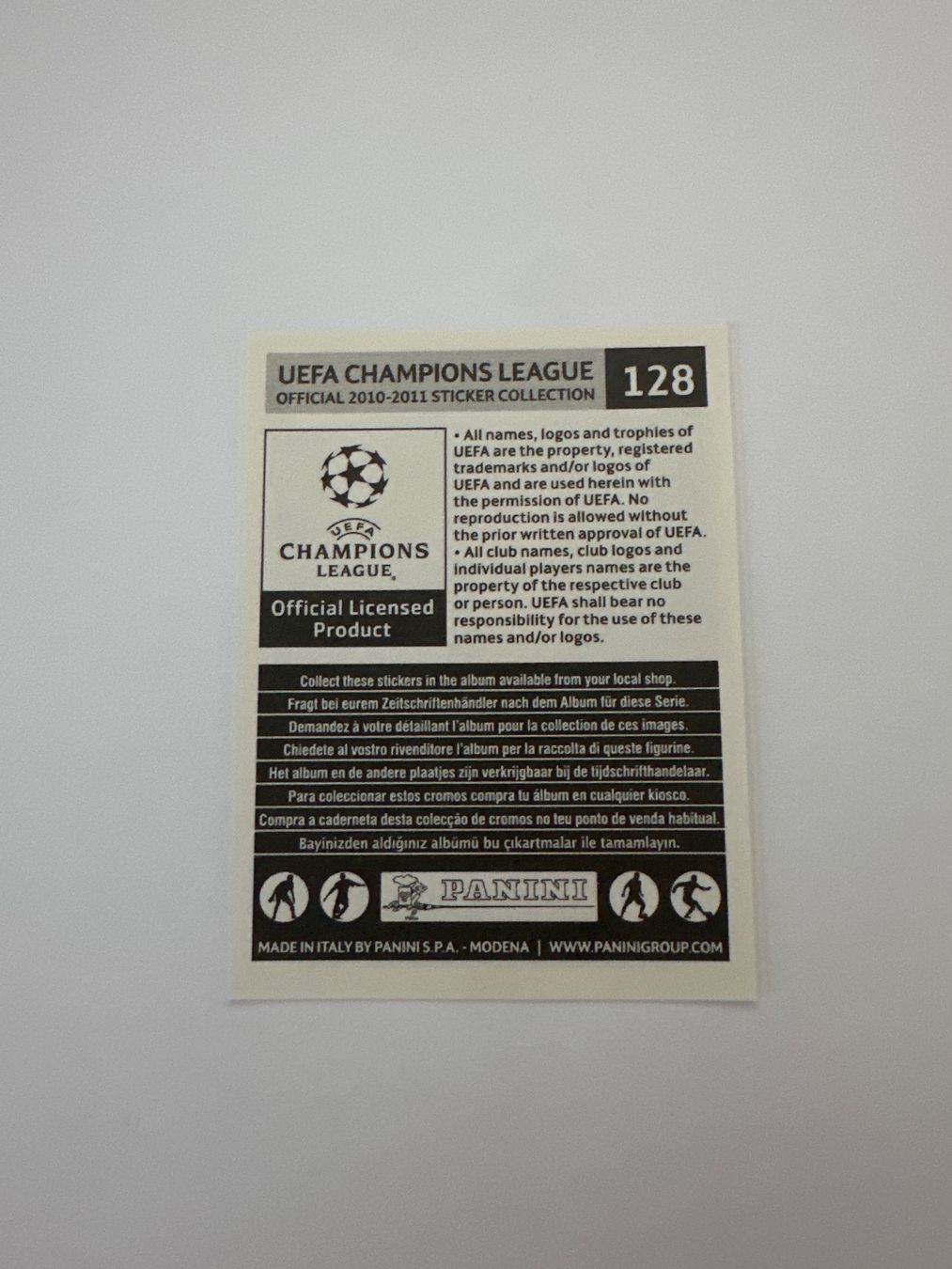 Panini UEFA Champions League 2010/11 - Nr. 128 - Bild 2