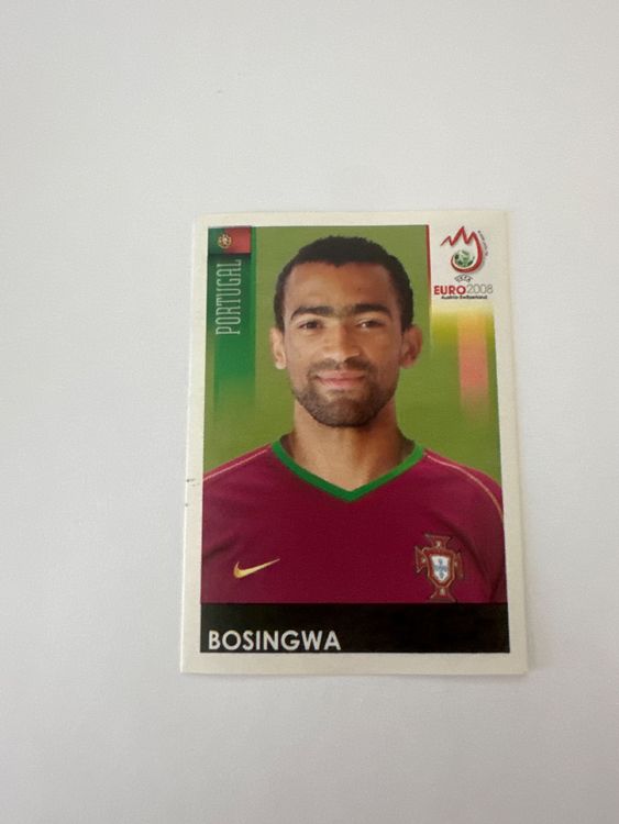 Panini UEFA EURO 2008 – Nr. 111 – Bosingwa – Schweizer Edition – Originalfoto Vorderseite