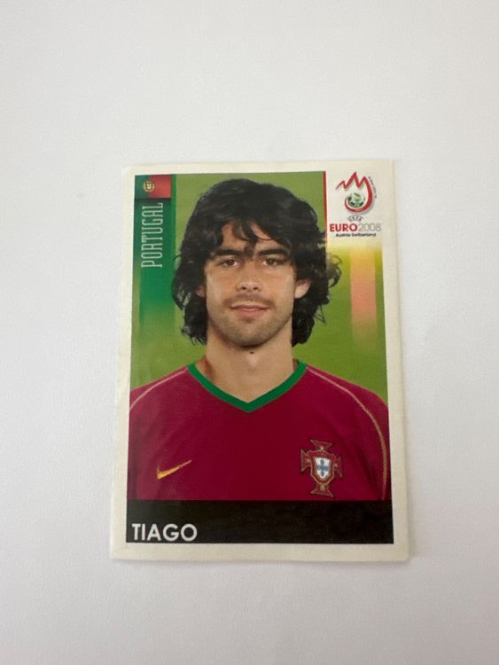 Panini UEFA EURO 2008 – Nr. 114 – Tiago – Schweizer Edition – Originalfoto Vorderseite