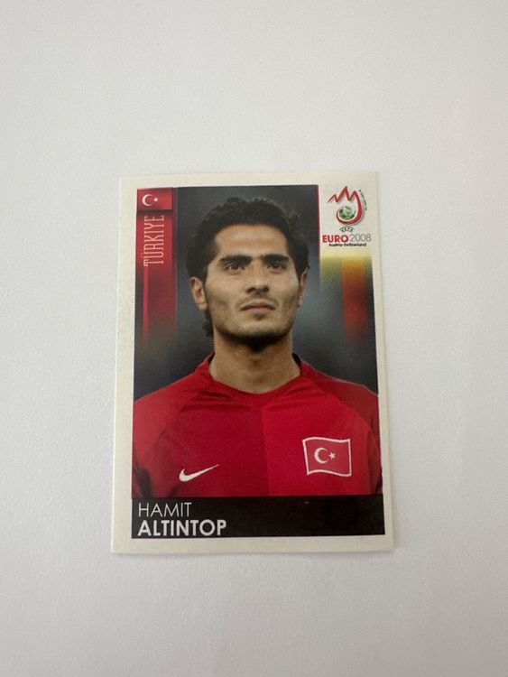 Panini UEFA EURO 2008 – Nr. 139 – Hamit Altintop – Schweizer Edition – Originalfoto Vorderseite