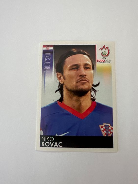 Panini UEFA EURO 2008 – Nr. 190 – Niko Kovac – Schweizer Edition – Originalfoto Vorderseite