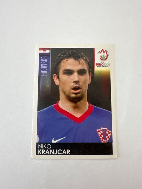 Panini UEFA EURO 2008 – Nr. 193 – Niko Kranjcar – Schweizer Edition – Originalfoto Vorderseite