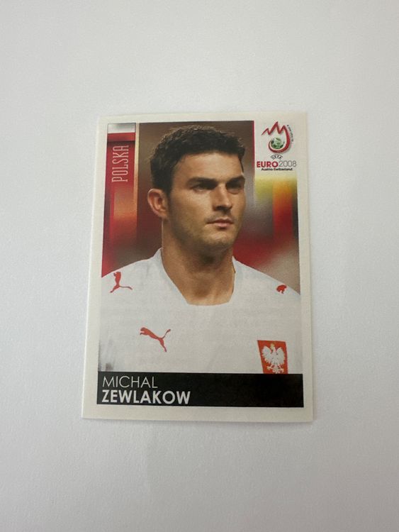 Panini UEFA EURO 2008 – Nr. 239 – Michal Zewlakow – Schweizer Edition – Originalfoto Vorderseite