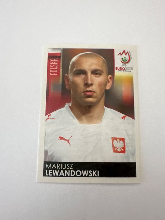 Panini UEFA EURO 2008 – Nr. 243 – Mariusz Lewandowski – Schweizer Edition – Originalfoto Vorderseite