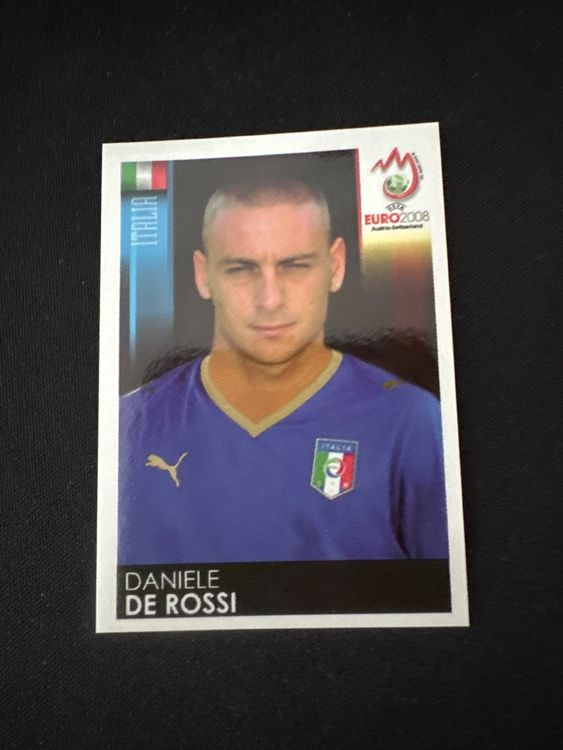 Panini UEFA EURO 2008 – Nr. 297 – Daniele De Rossi – Südamerika-Version – Originalfoto Vorderseite