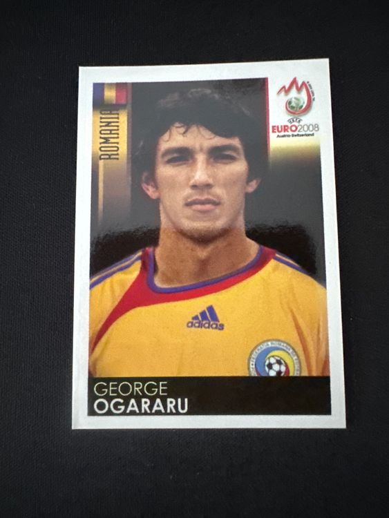 Panini UEFA EURO 2008 – Nr. 313 – George Ogararu – Südamerika-Version – Originalfoto Vorderseite