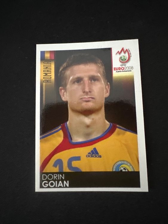 Panini UEFA EURO 2008 – Nr. 315 – Dorin Goian – Südamerika-Version – Originalfoto Vorderseite