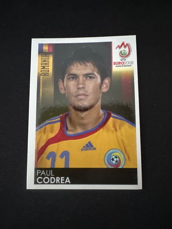 Panini UEFA EURO 2008 – Nr. 320 – Paul Codrea – Südamerika-Version – Originalfoto Vorderseite