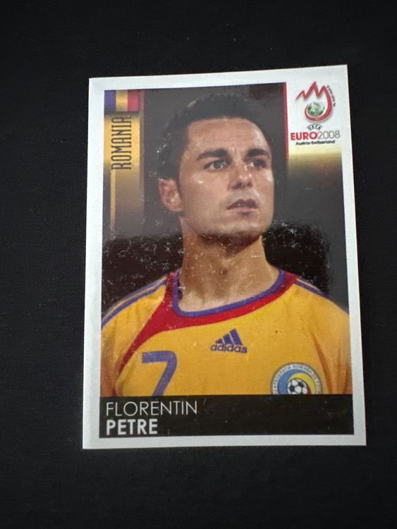 Panini UEFA EURO 2008 – Nr. 323 – Florentin Petre – Südamerika-Version – Originalfoto Vorderseite