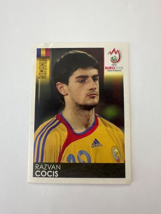 Panini UEFA EURO 2008 – Nr. 324 – Razvan Cocis – Schweizer Edition – Originalfoto Vorderseite