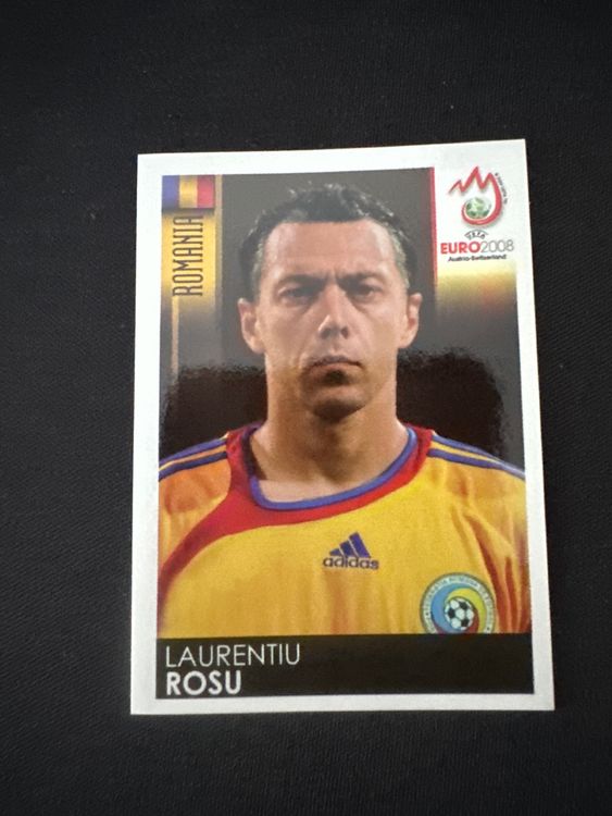 Panini UEFA EURO 2008 – Nr. 325 – Laurentiu Rosu – Südamerika-Version – Originalfoto Vorderseite