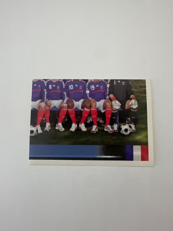 Panini UEFA EURO 2008 – Nr. 336 – Frankreich Mannschaft Teilbild unten rechts – Schweizer Edition – Originalfoto Vorderseite