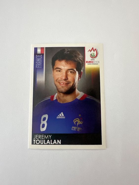 Panini UEFA EURO 2008 – Nr. 348 – Jeremy Toulalan – Schweizer Edition – Originalfoto Vorderseite