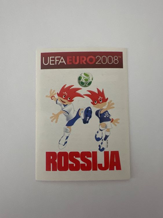Panini UEFA EURO 2008 – Nr. 436 – Russland Maskottchen – Schweizer Edition – Originalfoto Vorderseite