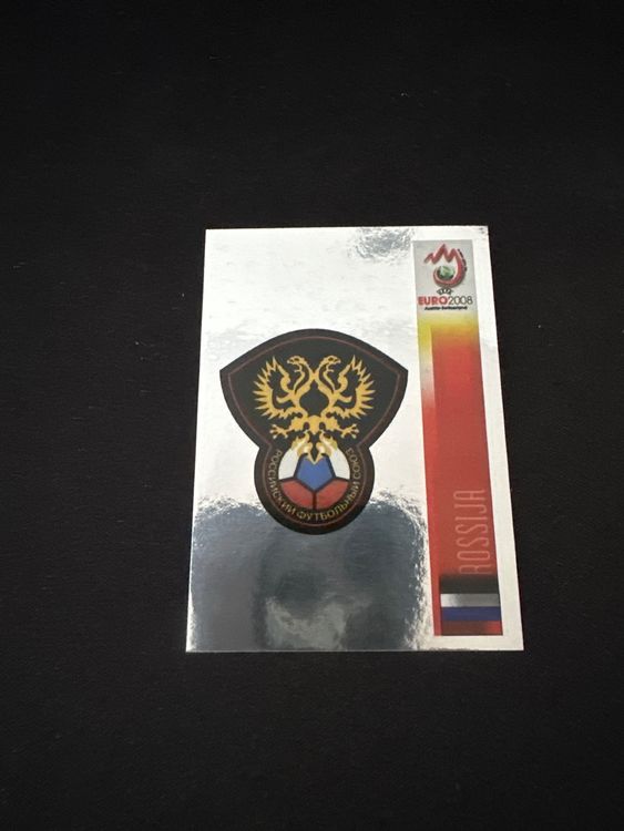 Panini UEFA EURO 2008 – Nr. 441 – Russland Logo – Südamerika-Version – Originalfoto Vorderseite