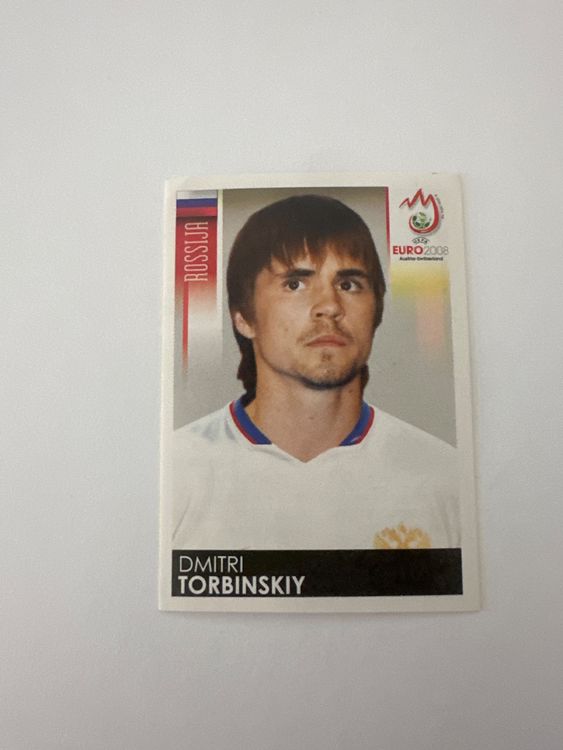 Panini UEFA EURO 2008 – Nr. 453 – Dmitri Torbinskiy – Schweizer Edition – Originalfoto Vorderseite