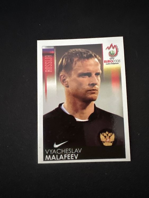 Panini UEFA EURO 2008 – Nr. 461 – Vyacheslav Malafeev – Südamerika-Version – Originalfoto Vorderseite