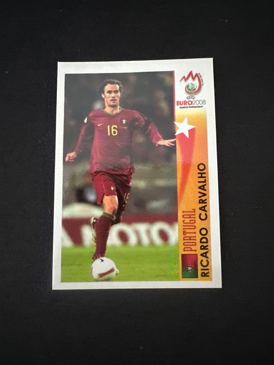 Panini UEFA EURO 2008 – Nr. 469 – Ricardo Carvalho – Action – Südamerika-Version – Originalfoto Vorderseite