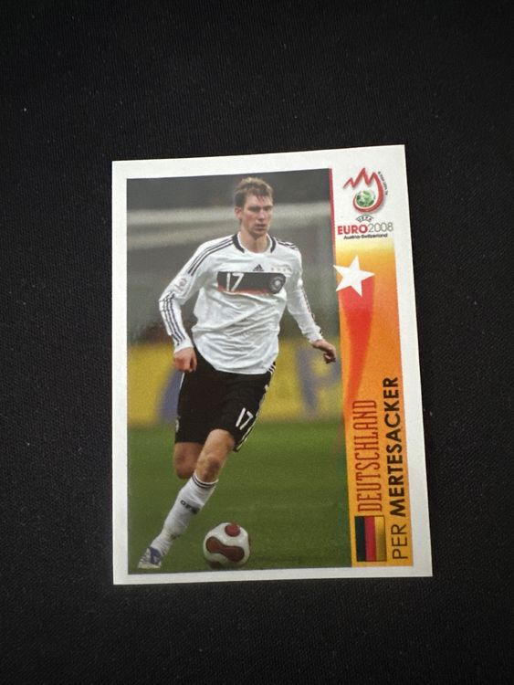 Panini UEFA EURO 2008 – Nr. 472 – Per Mertesacker – Action – Südamerika-Version – Originalfoto Vorderseite