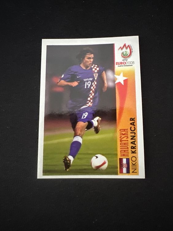 Panini UEFA EURO 2008 – Nr. 482 – Niko Kranjcar – Action – Südamerika-Version – Originalfoto Vorderseite